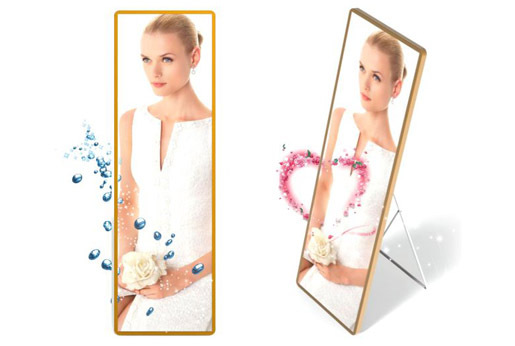 P3室內(nèi)商場(chǎng)廣告鏡子（海報(bào)）屏